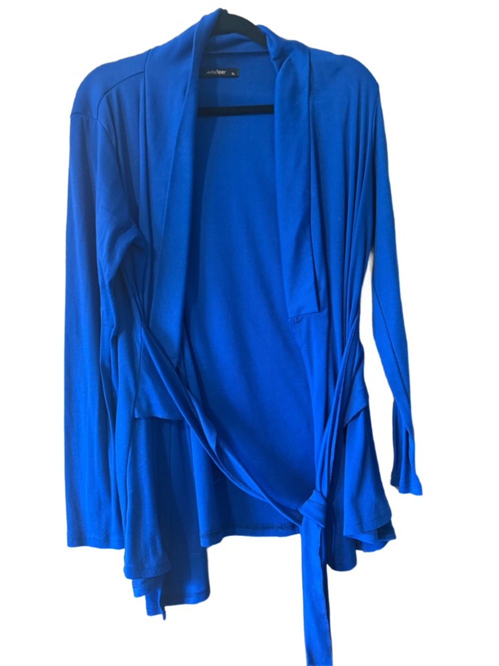 Blue Wrap Cardigan